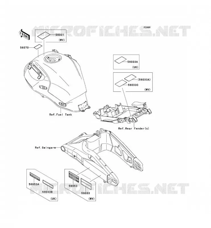LABEL Kawasaki MOTOS 650 2009 VERSYS 650  KLE650A9F