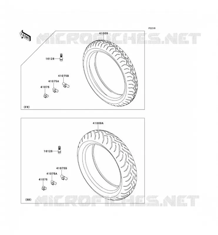 PNEUS Kawasaki MOTOS 650 2009 VERSYS 650  KLE650A9F