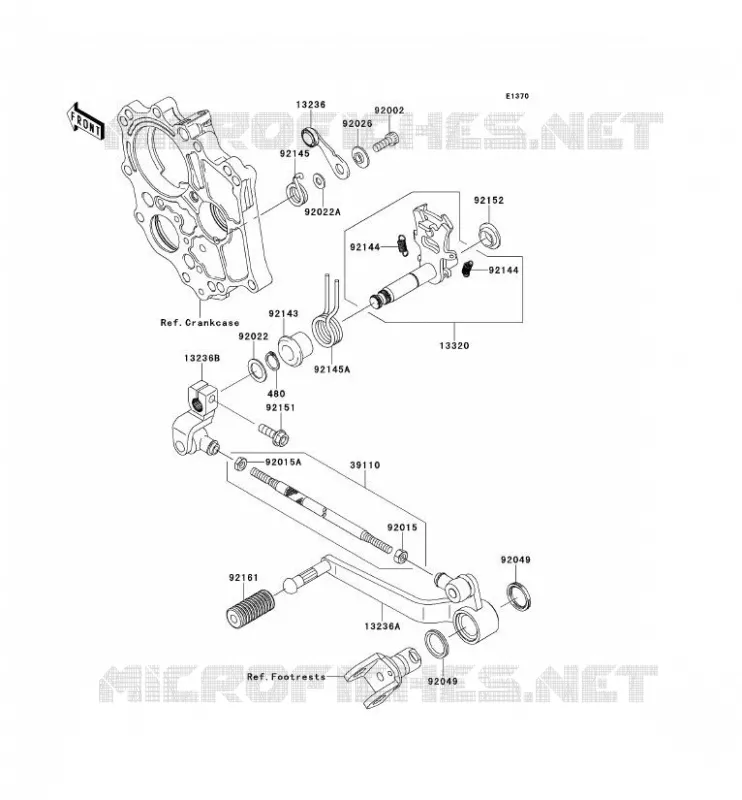 SELECTEUR Kawasaki MOTOS 650 2009 VERSYS 650  KLE650A9F