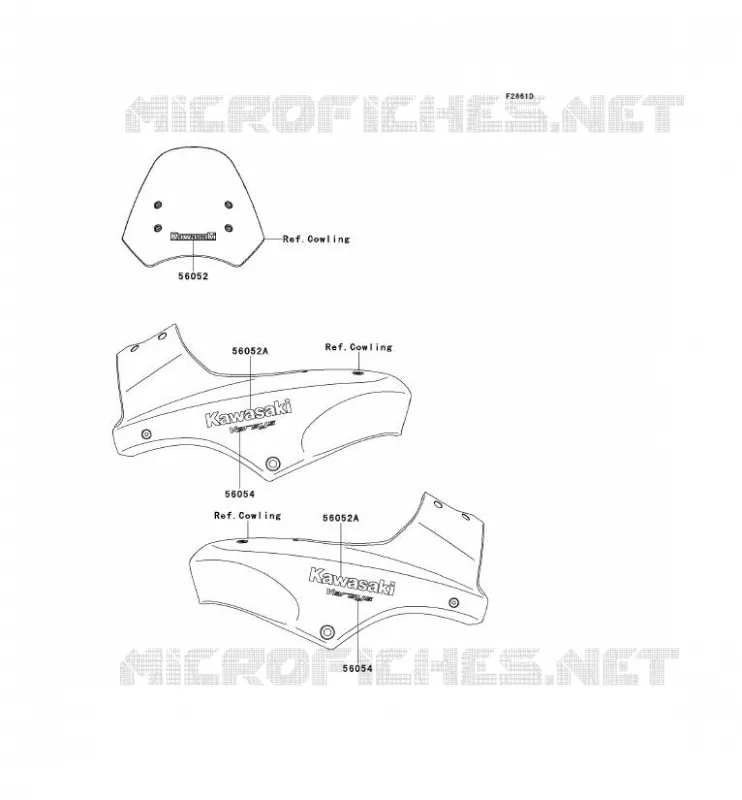 STICKER(BLEU)(CA,US) Kawasaki MOTOS 650 2009 VERSYS 650  KLE650A9F