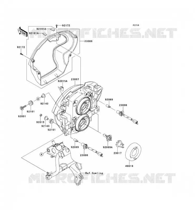 OPTIQUE(S) Kawasaki MOTOS 650 2007 VERSYS 650  KLE650B7F