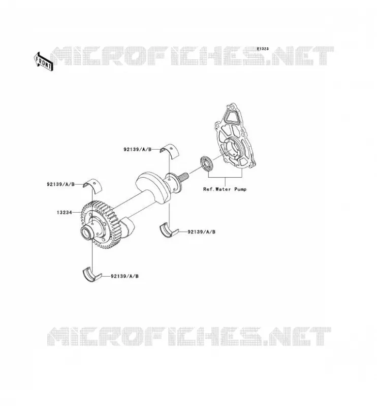 BALANCIER Kawasaki MOTOS 650 2008 VERSYS 650  KLE650B8F