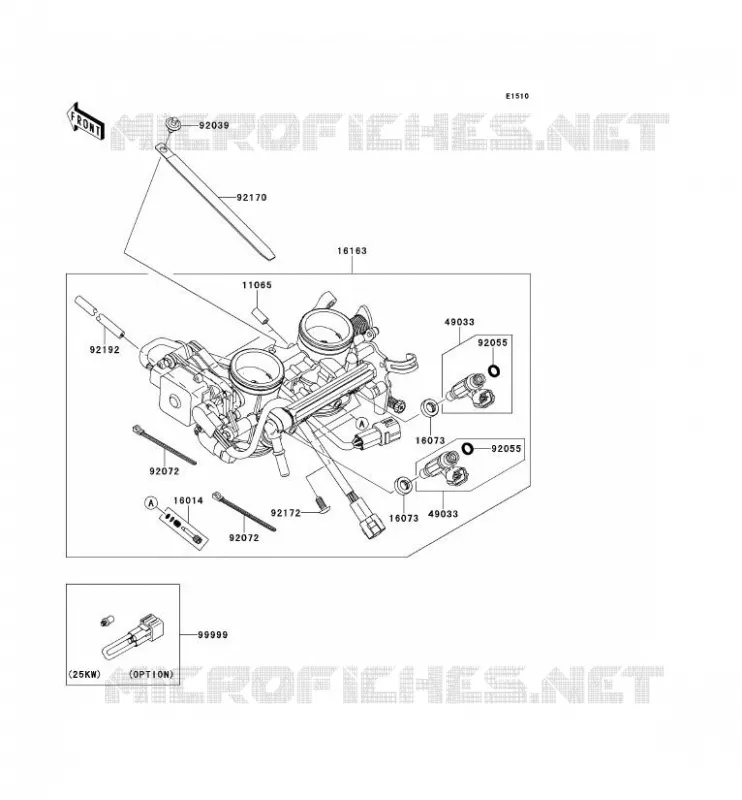 CARBU Kawasaki MOTOS 650 2008 VERSYS 650  KLE650B8F