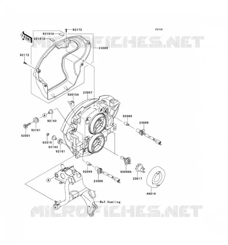 OPTIQUE(S) Kawasaki MOTOS 650 2008 VERSYS 650  KLE650B8F