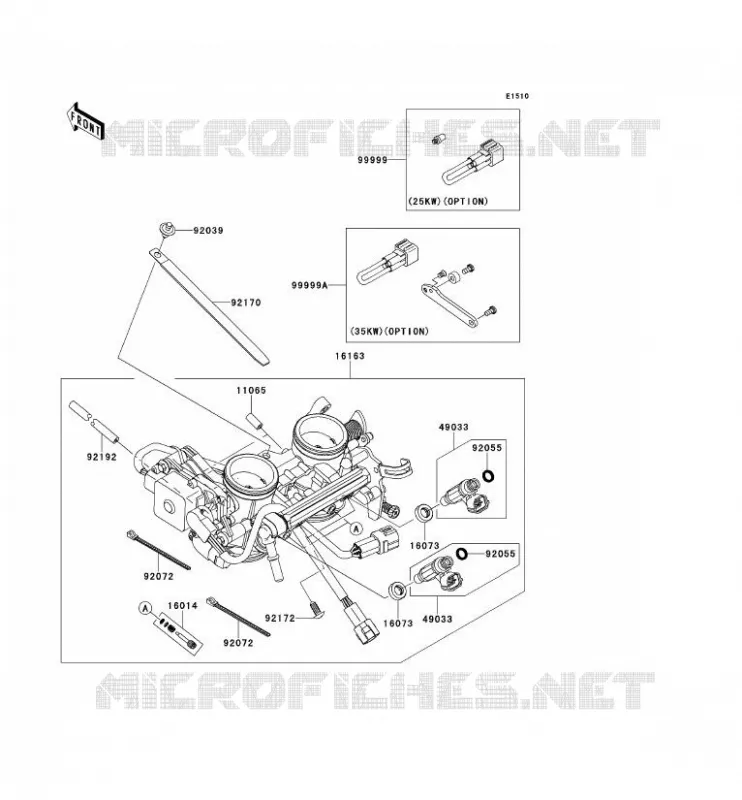 CARBU Kawasaki MOTOS 650 2010 VERSYS 650  KLE650CAF