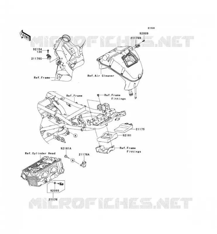 INJECTION CARBURANT Kawasaki MOTOS 650 2012 VERSYS 650  KLE650CCF