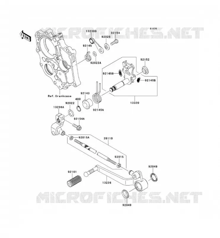SELECTEUR Kawasaki MOTOS 650 2013 VERSYS 650  KLE650CDF