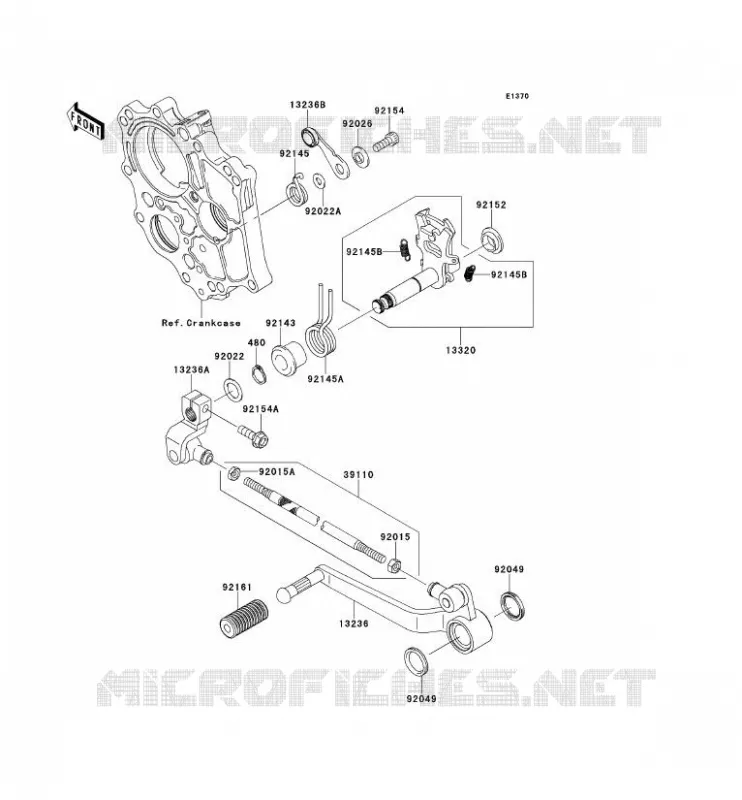 SELECTEUR Kawasaki MOTOS 650 2013 VERSYS 650  KLE650CDF