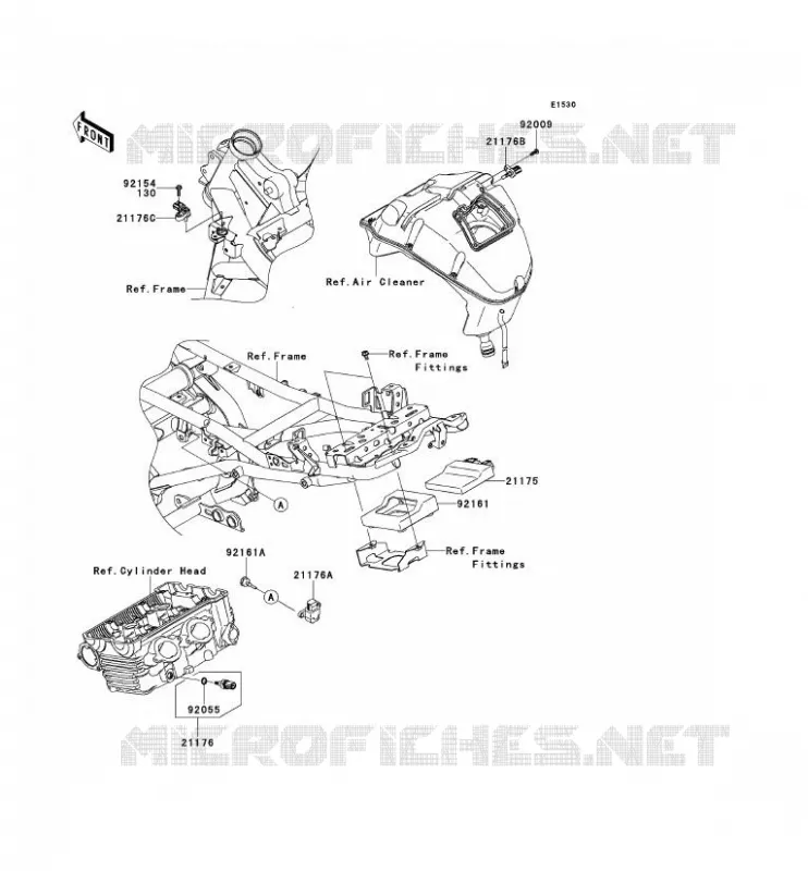 INJECTION CARBURANT Kawasaki MOTOS 650 2013 VERSYS 650  KLE650CDF