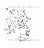 CACHE LAT&Eacute;RAL/GARDE CHAINE pour Kawasaki VERSYS 650 2014