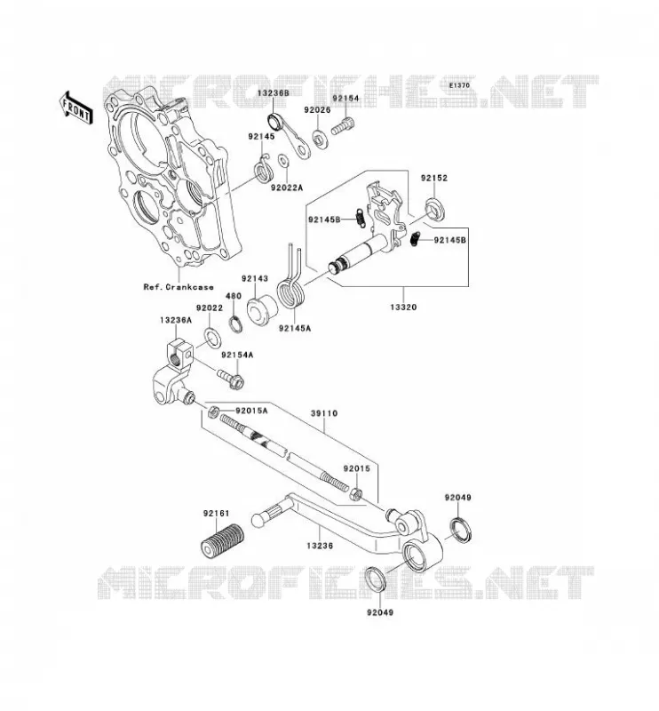 SELECTEUR Kawasaki MOTOS 650 2013 VERSYS 650 ABS  KLE650DDF