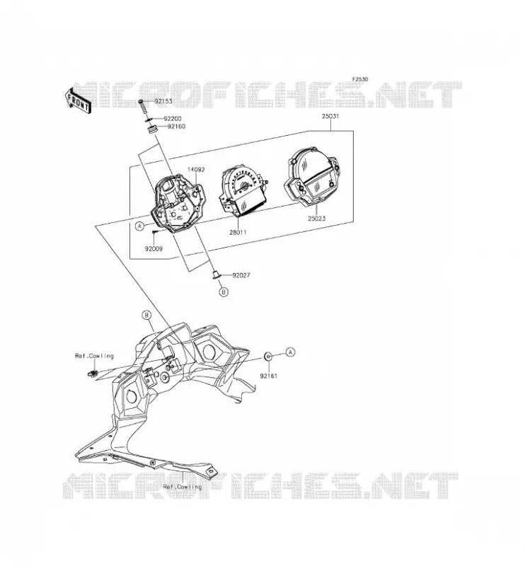 COMPTEURS Kawasaki MOTOS 650 2015 VERSYS 650  KLE650EFF