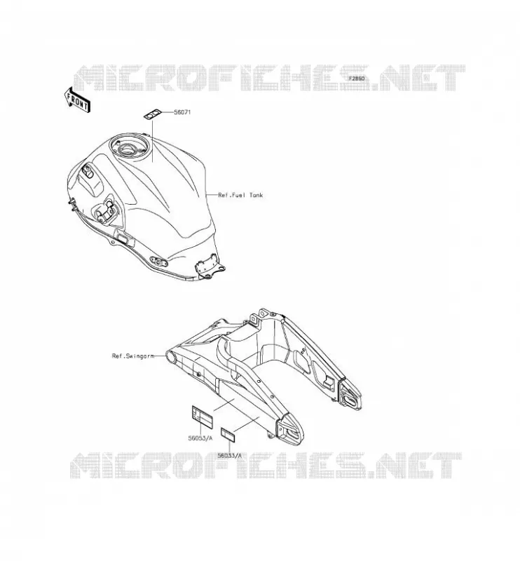 LABEL Kawasaki MOTOS 650 2016 VERSYS 650 ABS  KLE650FGF