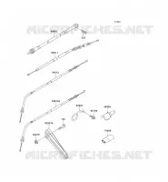 CABLES pour Kawasaki KLX250R 1993