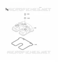 COUVRE CULASSE pour Kawasaki KLX250R 1993