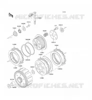 EMBRAYAGE pour Kawasaki KLX250R 1993