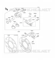FREIN ARRIERE pour Kawasaki KLX250R 1993
