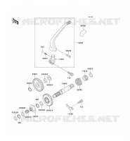 MECANISME DE KICK pour Kawasaki KLX250R 1993