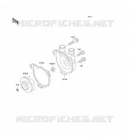 POMPE &Agrave; EAU pour Kawasaki KLX250R 1993