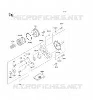 POMPE A HUILE pour Kawasaki KLX250R 1993
