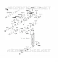 SUSPENSION pour Kawasaki KLX250R 1993