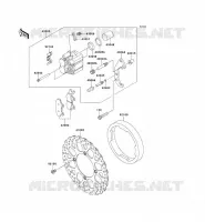 FREIN AVANT pour Kawasaki KLX250 2010
