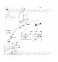 GUIDON pour Kawasaki KLX250 2010