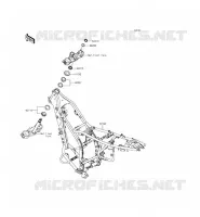 CH&Acirc;SSIS pour Kawasaki KLX250 2015