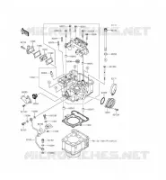 CULASSE pour Kawasaki KLX250 2015