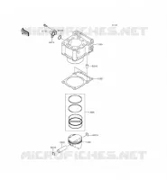 CYLINDRE/PISTON pour Kawasaki KLX250 2015