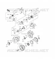 D&Eacute;MARREUR pour Kawasaki KLX250 2015