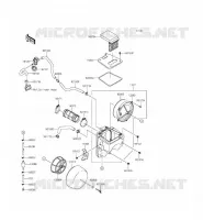 FILTRE A AIR pour Kawasaki KLX250 2015