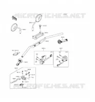 GUIDON pour Kawasaki KLX250 2015