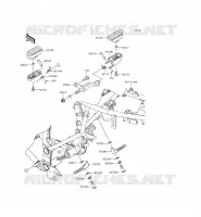 REPOSE PIED pour Kawasaki KLX250 2015