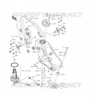 RESERVOIR CARBURANT pour Kawasaki KLX250 2015