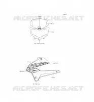 STICKER pour Kawasaki KLX250 2015