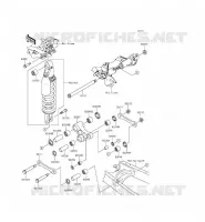 SUSPENSION/AMORTISSEUR pour Kawasaki KLX250 2015