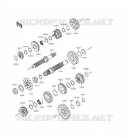 TRANSMISSION pour Kawasaki KLX250 2015