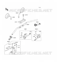 GUIDON pour Kawasaki KLX250S 2009