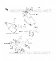 LABEL pour Kawasaki KLX250S 2009