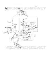 MAITRE CYLINDRE AV pour Kawasaki KLX250S 2009