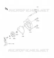 POMPE &Agrave; EAU pour Kawasaki KLX250S 2009
