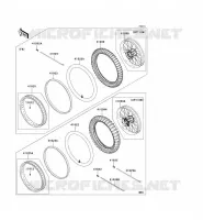 ROUE/PNEUS pour Kawasaki KLX250S 2009