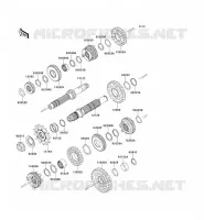 TRANSMISSION pour Kawasaki KLX250S 2009