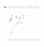 BEQUILLES pour Kawasaki KLX300R 1999