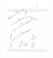 CABLES pour Kawasaki KLX300R 1999