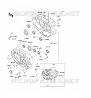 CARTER MOTEUR(S) pour Kawasaki KLX300R 1999