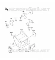 CATADIOPTRES pour Kawasaki KLX300R 1999