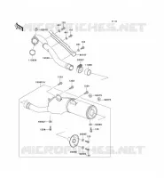 &Eacute;CHAPPEMENT pour Kawasaki KLX300R 1999