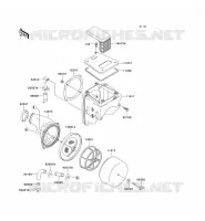 FILTRE A AIR pour Kawasaki KLX300R 1999